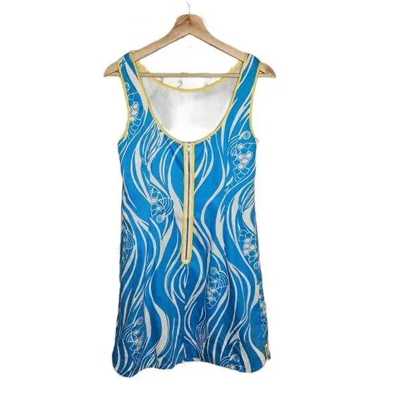 LILLY PULITZER Delia Shift Dress Resort White Joe Fish - Picture 3 of 10